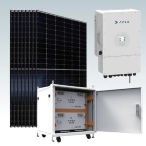 Apex Kit Hibrid 3K-20K Trifazat 5KWh-40KWh Black Frame